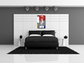 Daprès Mondrian 5 in a bedroom